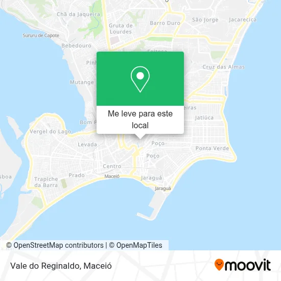 Vale do Reginaldo mapa