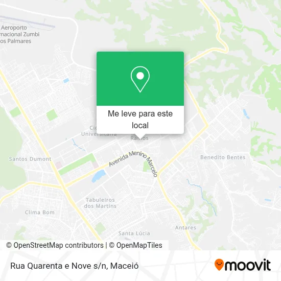Rua Quarenta e Nove s/n mapa