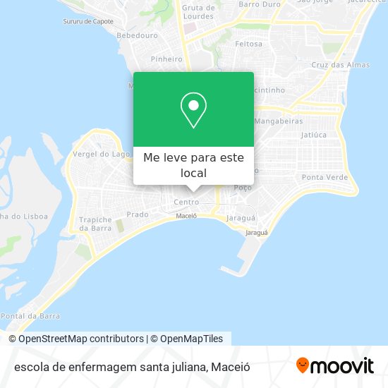 escola de enfermagem santa juliana mapa