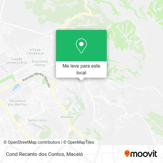 Cond Recanto dos Contos mapa