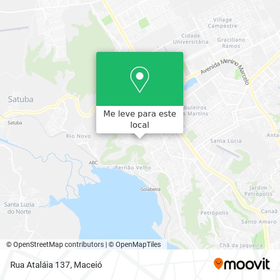 Rua Ataláia 137 mapa
