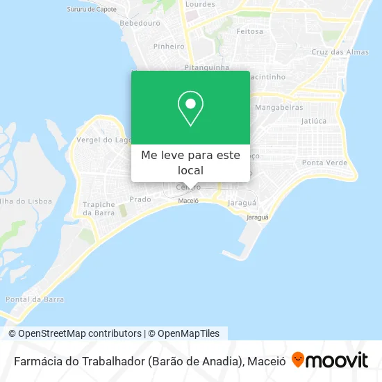 Farmácia do Trabalhador (Barão de Anadia) mapa