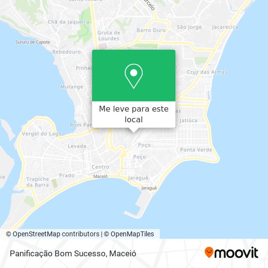 Panificação Bom Sucesso mapa