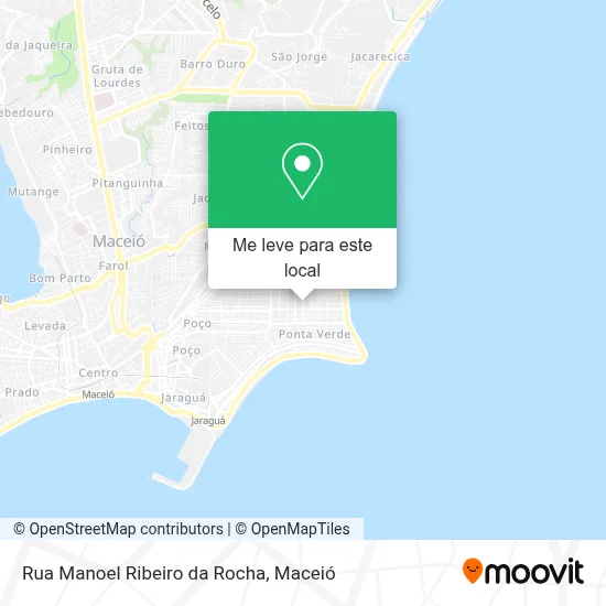 Rua Manoel Ribeiro da Rocha mapa