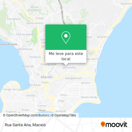 Rua Santa Ana mapa