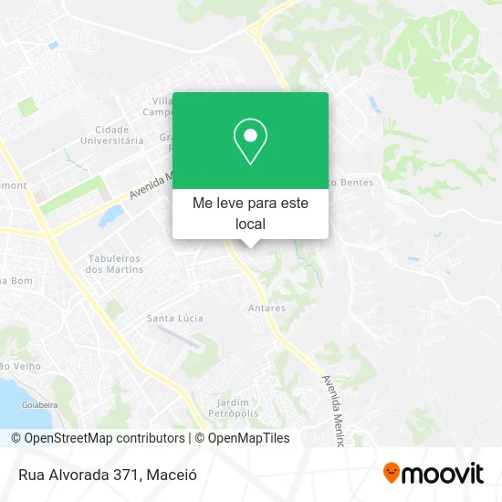 Rua Alvorada 371 mapa
