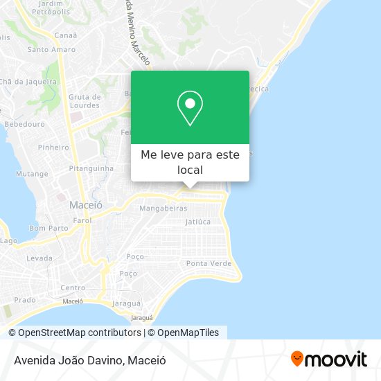 Avenida João Davino mapa