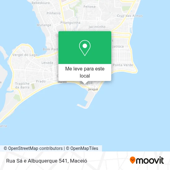 Rua Sá e Albuquerque 541 mapa