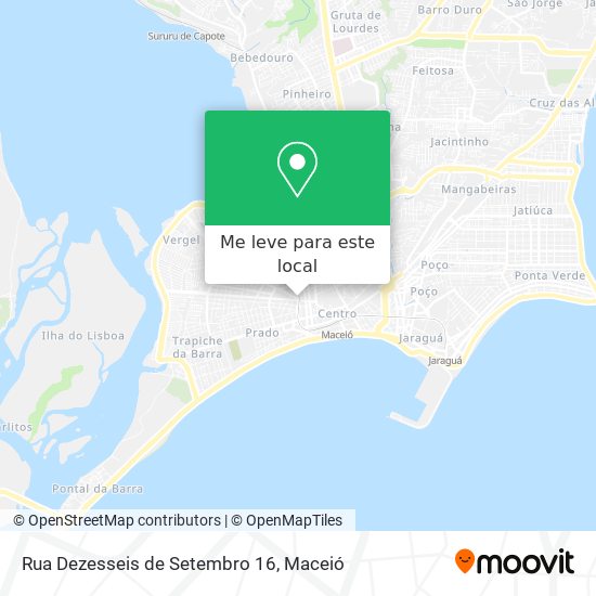 Rua Dezesseis de Setembro 16 mapa