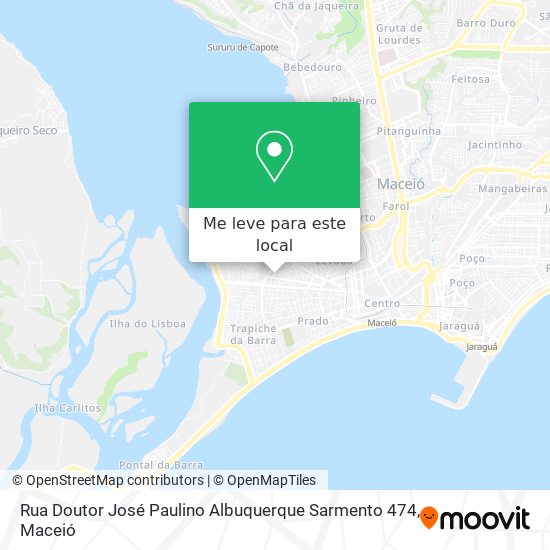 Rua Doutor José Paulino Albuquerque Sarmento 474 mapa