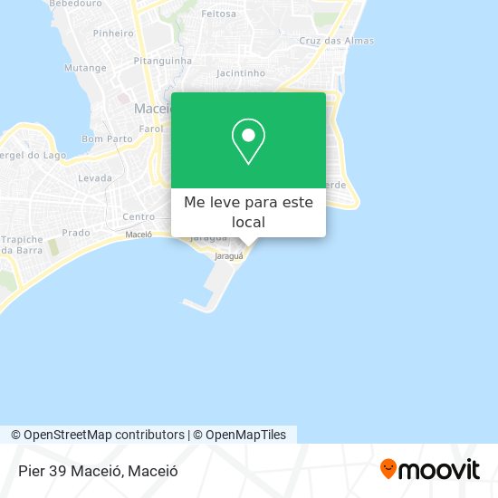 Pier 39 Maceió mapa