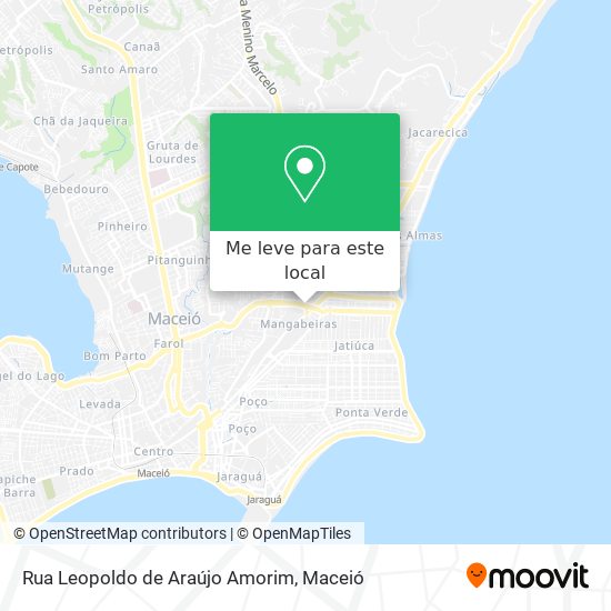 Rua Leopoldo de Araújo Amorim mapa