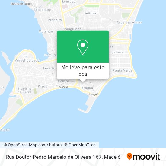 Rua Doutor Pedro Marcelo de Oliveira 167 mapa