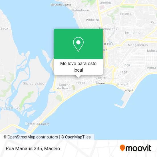 Rua Manaus 335 mapa
