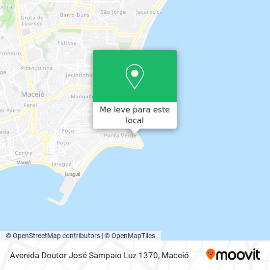 Avenida Doutor José Sampaio Luz 1370 mapa