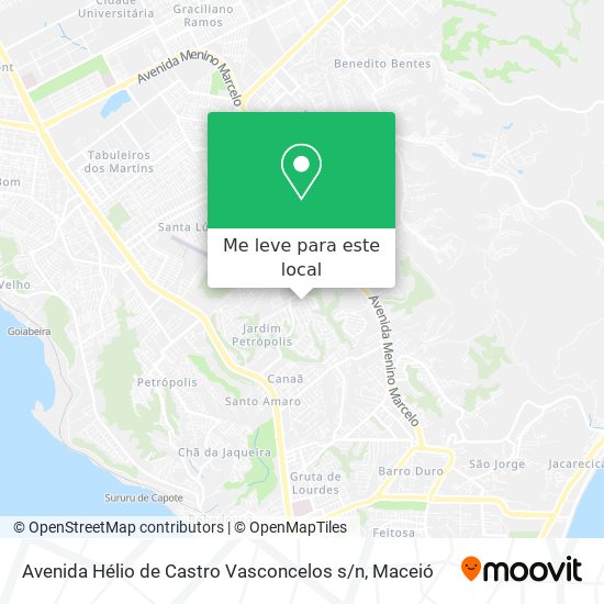 Avenida Hélio de Castro Vasconcelos s / n mapa