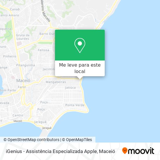 iGenius - Assistência Especializada Apple mapa
