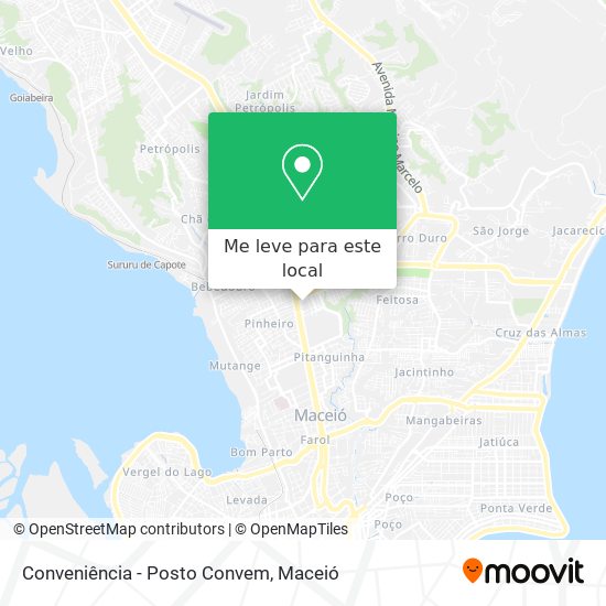 Conveniência - Posto Convem mapa