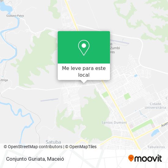 Conjunto Guriata mapa