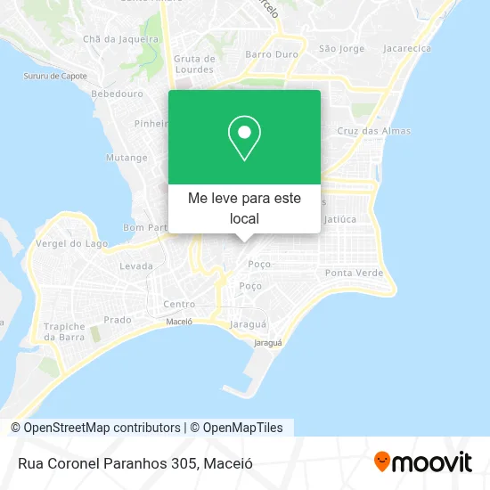 Rua Coronel Paranhos 305 mapa