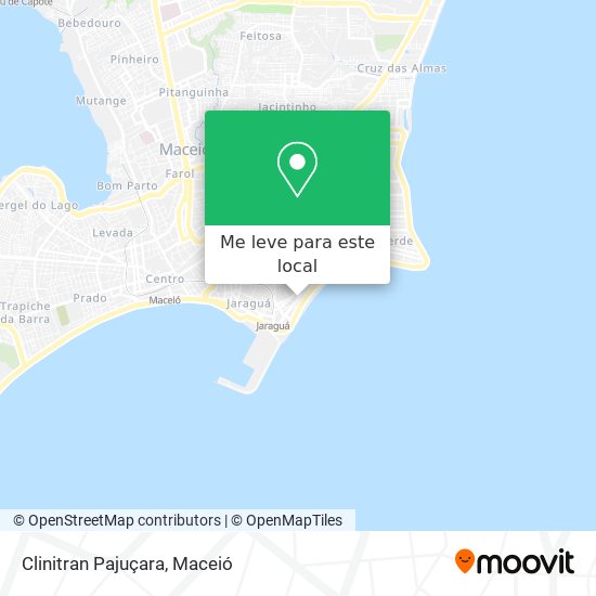 Clinitran Pajuçara mapa