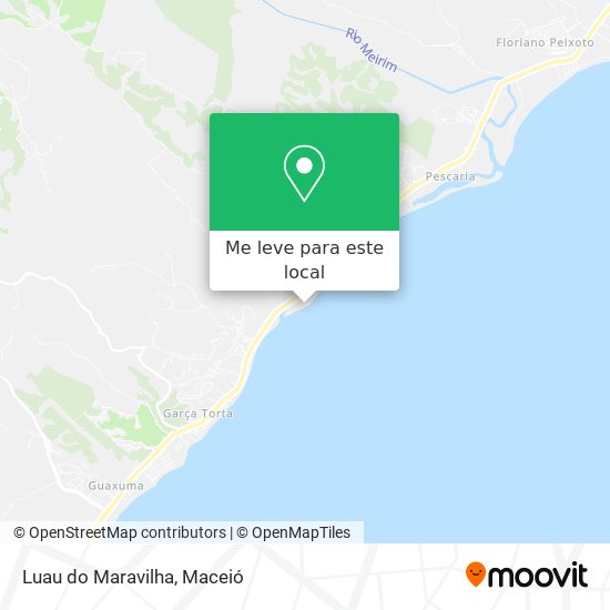 Luau do Maravilha mapa