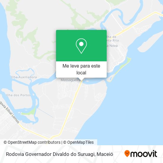 Rodovia Governador Divaldo do Suruagi mapa