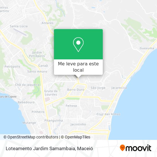 Loteamento Jardim Samambaia mapa