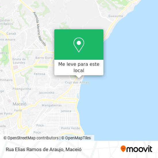 Rua Elias Ramos de Araujo mapa
