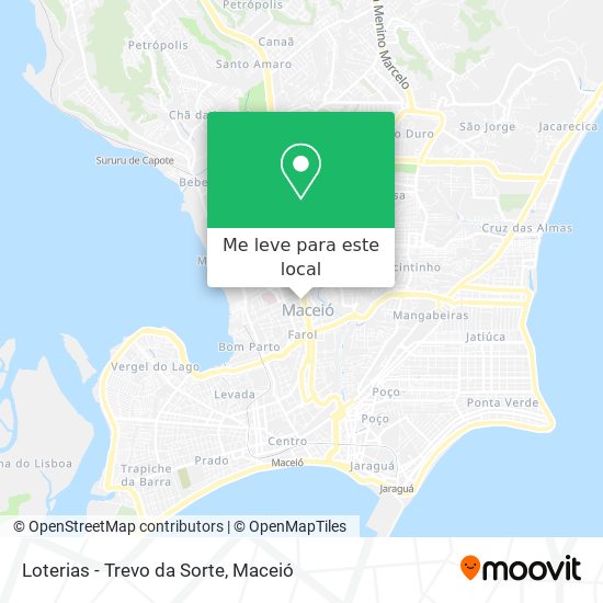 Loterias - Trevo da Sorte mapa