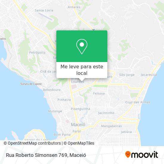 Rua Roberto Símonsen 769 mapa