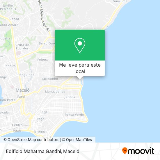 Edifício Mahatma Gandhi mapa