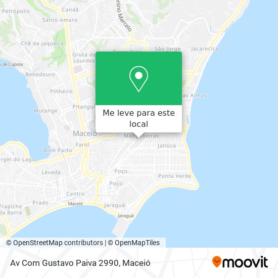Av Com Gustavo Paiva 2990 mapa