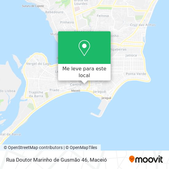 Rua Doutor Marinho de Gusmão 46 mapa