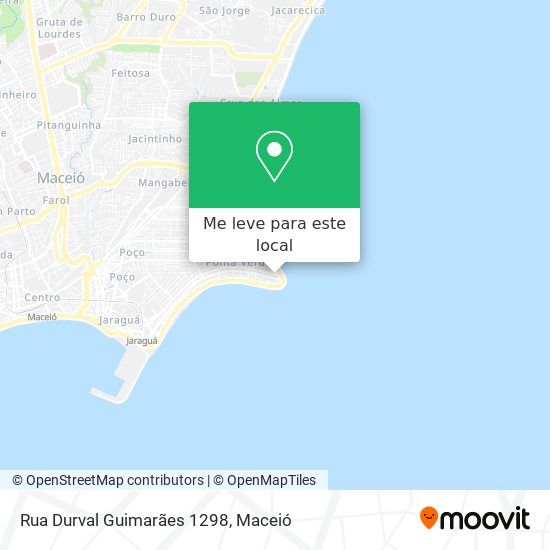 Rua Durval Guimarães 1298 mapa