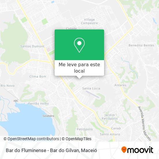 Bar do Fluminense - Bar do Gilvan mapa
