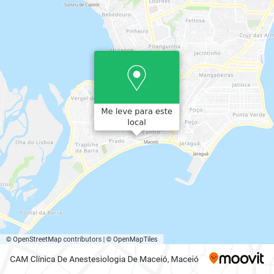 CAM Clínica De Anestesiologia De Maceió mapa
