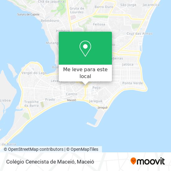 Colégio Cenecista de Maceió mapa