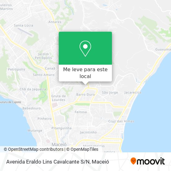 Avenida Eraldo Lins Cavalcante S / N mapa