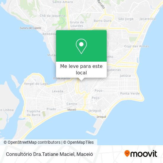 Consultório Dra.Tatiane Maciel mapa