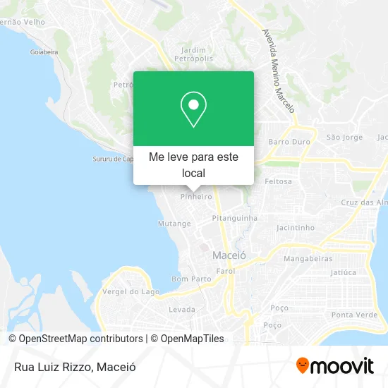 Rua Luiz Rizzo mapa