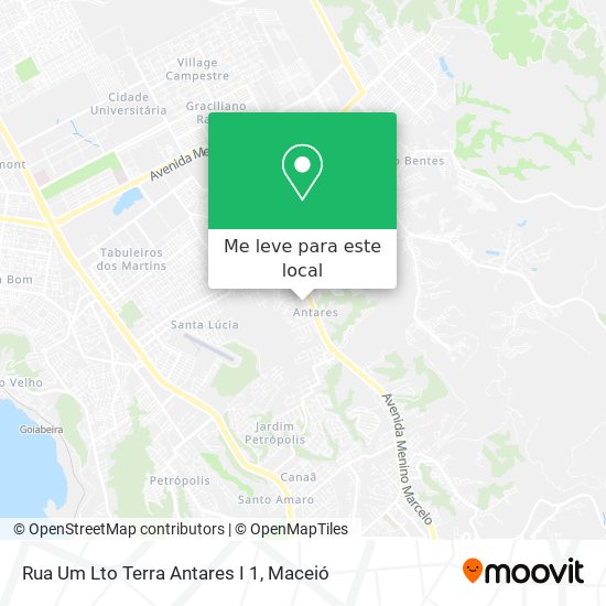 Rua Um Lto Terra Antares I 1 mapa