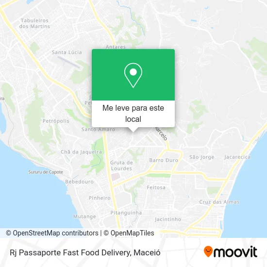 Rj Passaporte Fast Food Delivery mapa