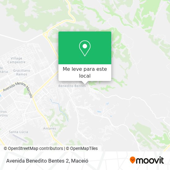 Avenida Benedito Bentes 2 mapa