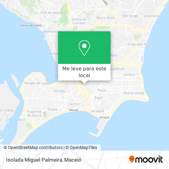 Isolada Miguel Palmeira mapa