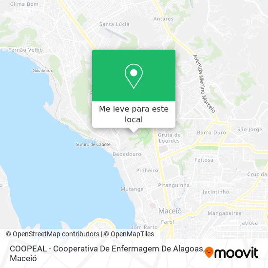 COOPEAL - Cooperativa De Enfermagem De Alagoas mapa