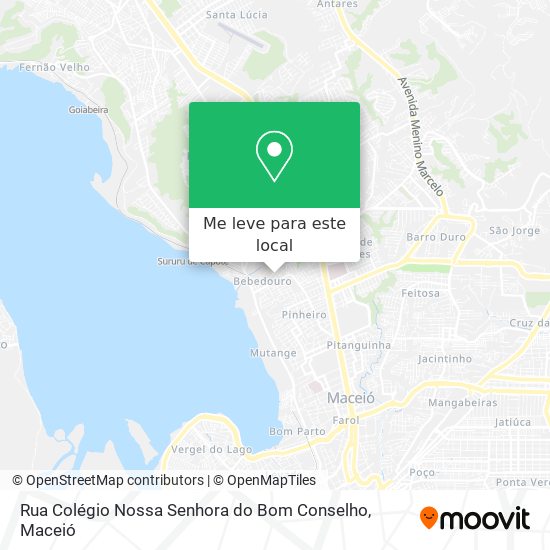 Rua Colégio Nossa Senhora do Bom Conselho mapa