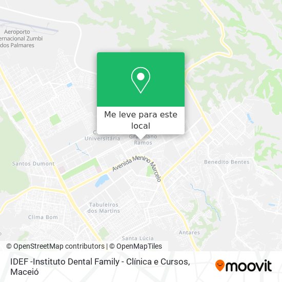 IDEF -Instituto Dental Family - Clínica e Cursos mapa