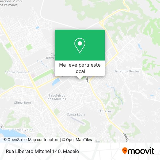 Rua Liberato Mitchel 140 mapa