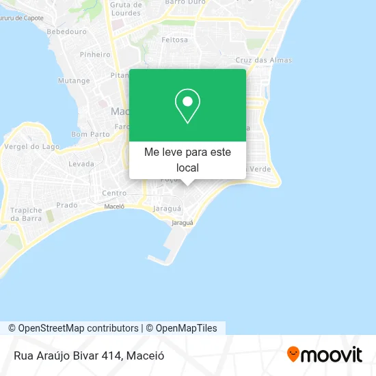 Rua Araújo Bivar 414 mapa